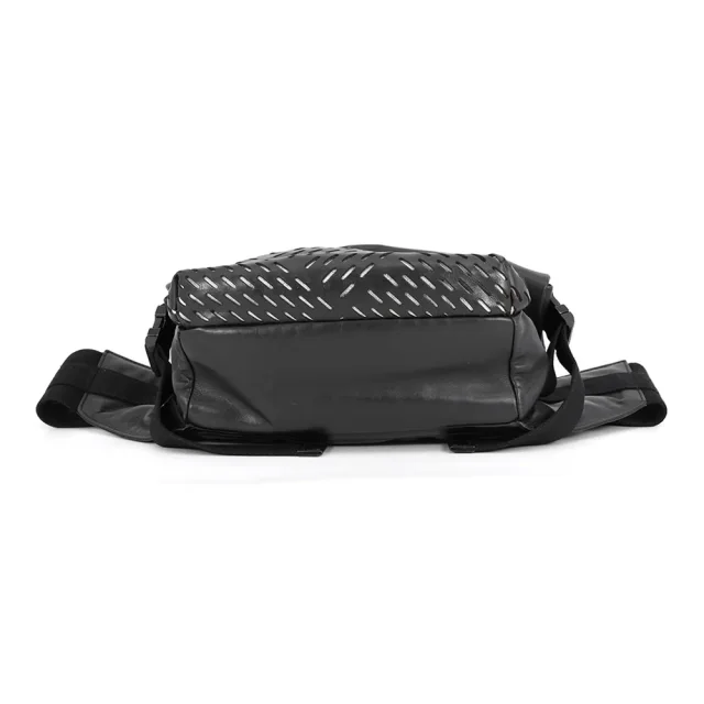 Bottega Veneta Crossbody Bag with Perforations Black Leather in Black Leather from GALLERY RARE, photo 4 of 19