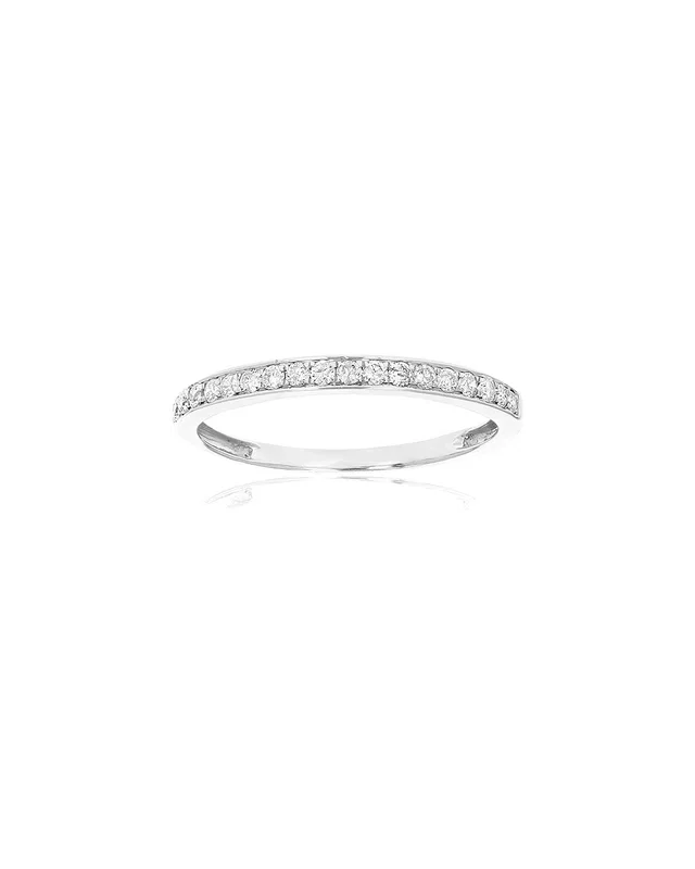 Amairah Silver 0.25 ct. tw. Lab-Grown Diamond Ring, image 1 of 1 from Gilt