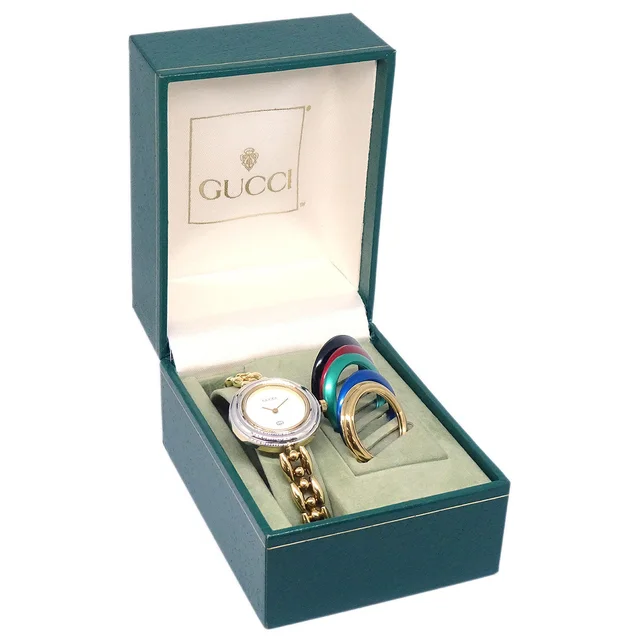 Gucci 11/12 Change Bezel Chameleon Quartz Watch SS from AMORE Vintage Tokyo