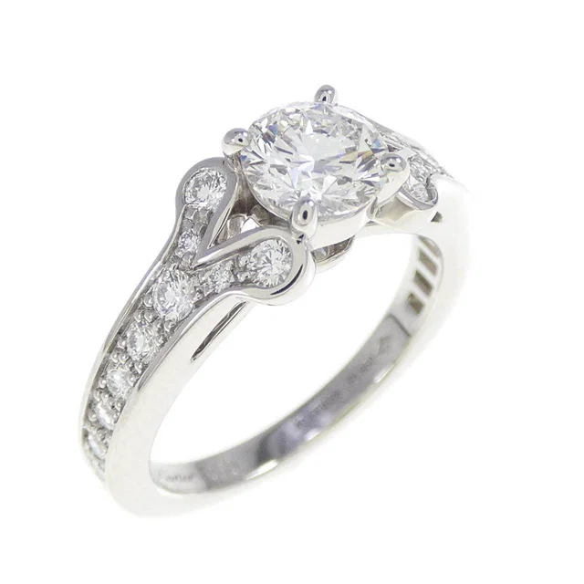 Cartier Ballerina Platinum Diamond Ring Size 9 from LuxUness