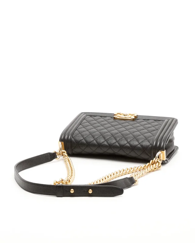 Chanel Caviar Medium Boy Bag in Caviar leather from A Retro Tale, photo 4 of 8