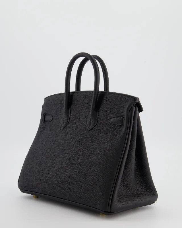 Hermès Birkin 25 Retourne Bag in Black Togo leather from Sellier, photo 5 of 23