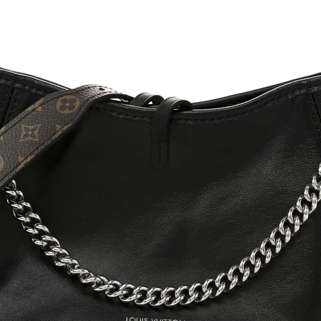 Louis Vuitton CarryAll Cargo Vibe PM Black in Black Lambskin from FASHIONPHILE, photo 7 of 10