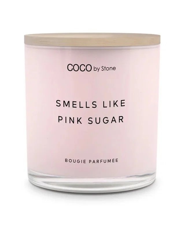 COCO by Stone Smells Like Pink Sugar 15oz Coconut Wax Candle, image 1 of 1 from Rue La La