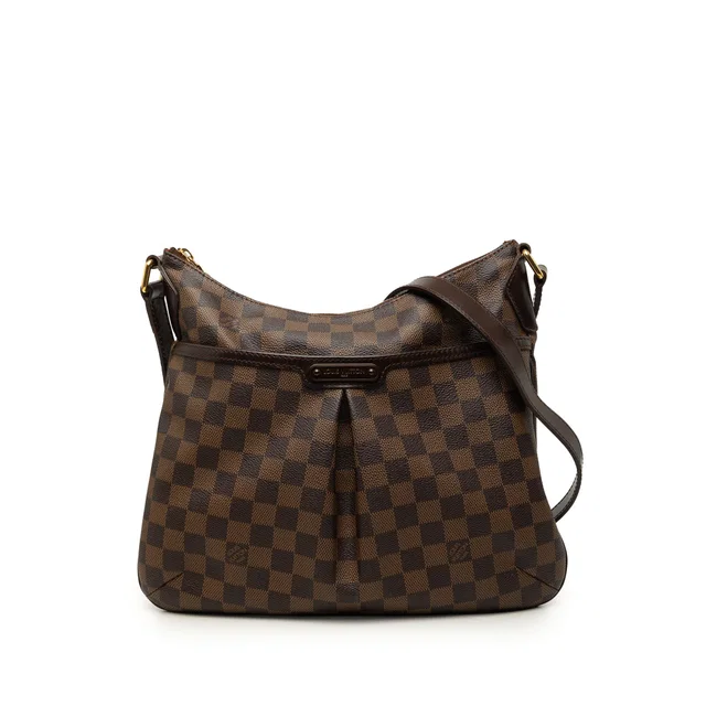 Brown Louis Vuitton Damier Ebene Bloomsbury PM Crossbody Bag in Brown Canvas from Designer Revival