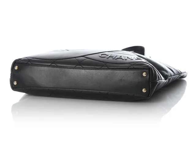 Chanel extra large black Club Monaco tote in Black Calfskin from Ann's Fabulous Finds, photo 7 of 10