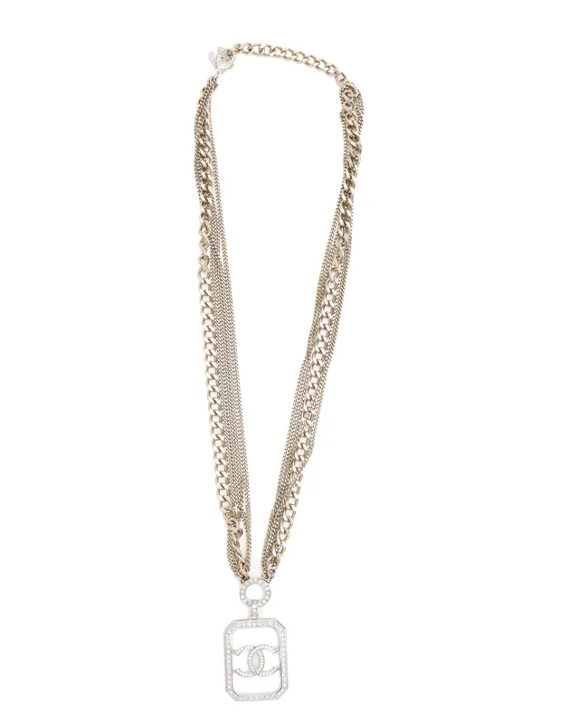 Chanel Coco Mark Multi Chain Long Necklace from A Retro Tale, photo 2 of 4
