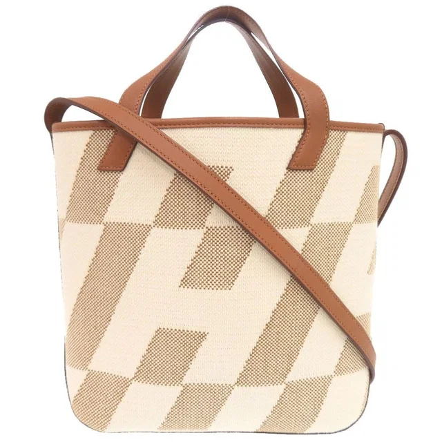 Hermès Hambier PM Voswift Toile Gold Tote Shoulder Bag in Gold Swift leather from The Reluxe