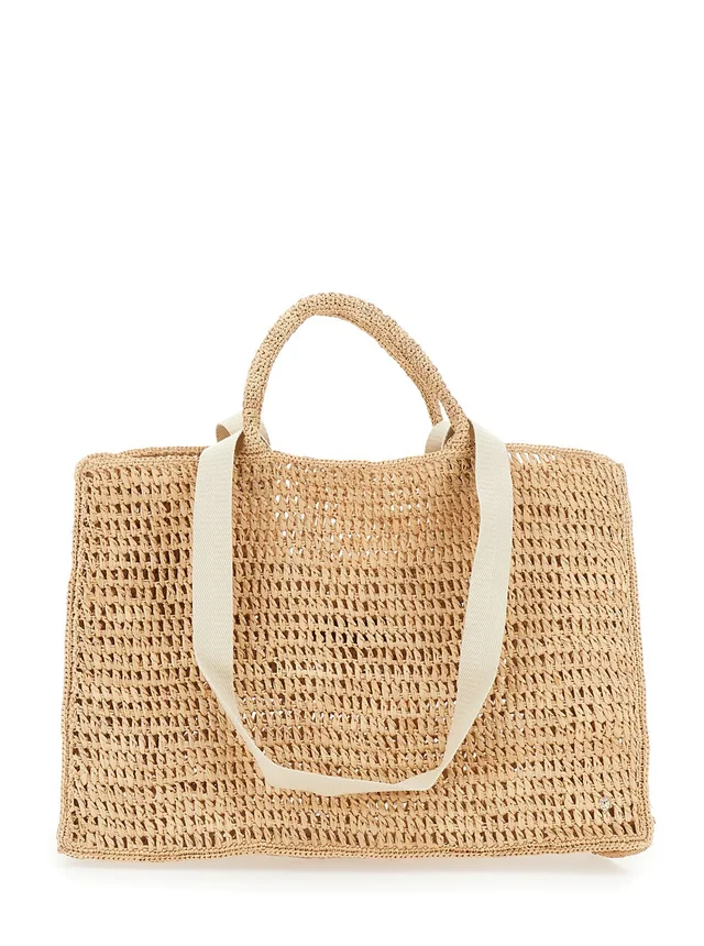 HELEN KAMINSKI 'Anika' Beige Handbag with Crochet Motif in Raffia for Women in Beige 100% Raffia, photo 2 of 10 from Gaudenzi Boutique