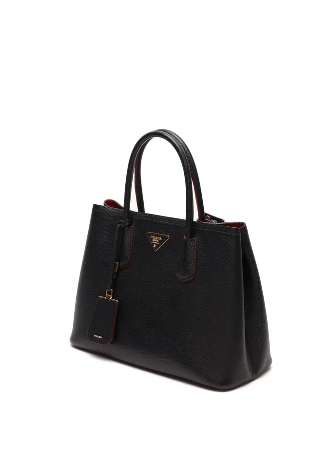 Prada Saffiano Medium Cuir Tote Bag in Saffiano leather from A Retro Tale, photo 2 of 2
