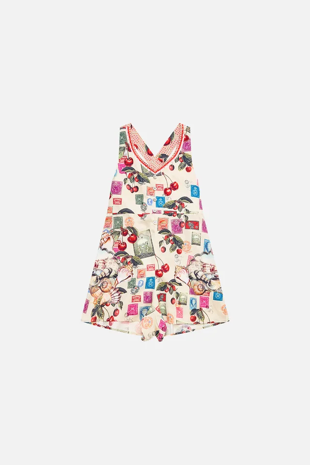 Camilla eBoutique KIDS BUTTON FRONT HALTER PLAYSUIT NOTES FROM THE ROAD from CAMILLA, photo 1 of 1
