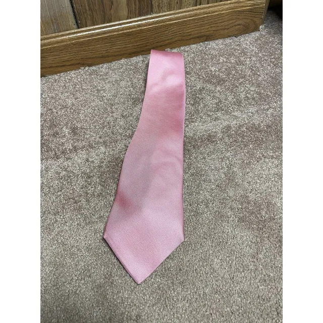Chopard Stafford Mens Tie Pure Silk Pink Detailed Geometric Print Usa 4" in pink Silk from Poshmark