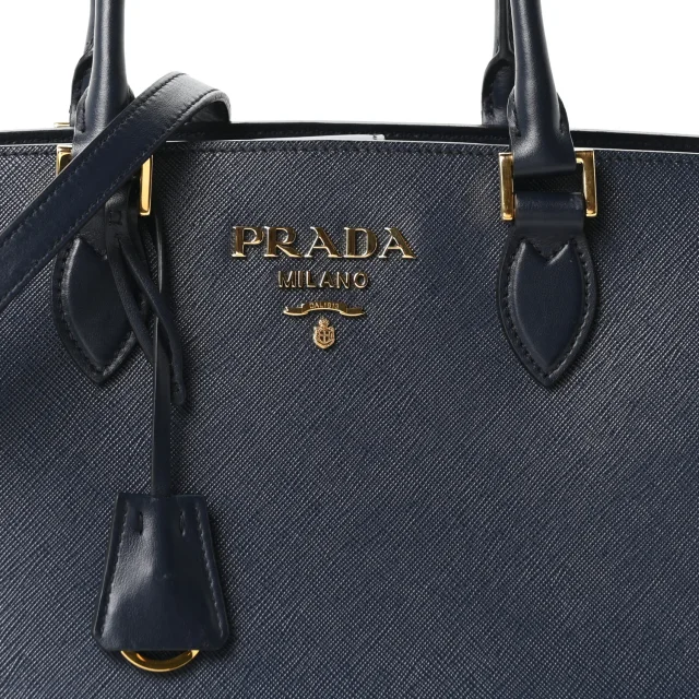 Prada Saffiano Soft Calfskin Tote Baltico in Saffiano leather from FASHIONPHILE, photo 8 of 10
