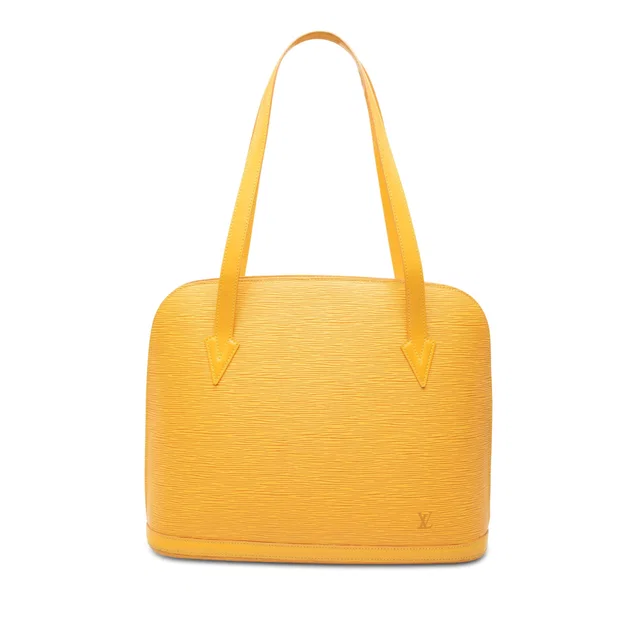 Yellow Louis Vuitton Epi Lussac Shoulder Bag in Yellow Leather from Designer Revival