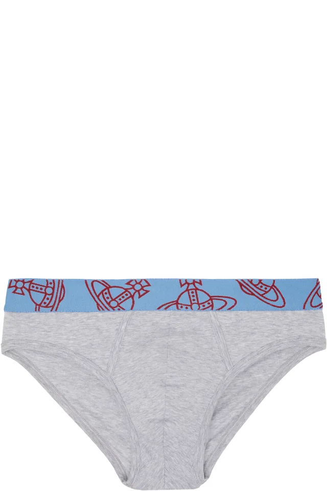 Vivienne Westwood Three-Pack Multicolor Slip Band Briefs, photo 2 of 7 from SSENSE