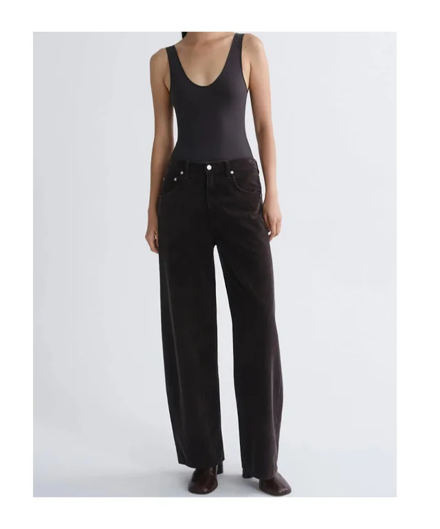 Agolde Low Curve Corduroy Pants, photo 2 of 5 from SENSER
