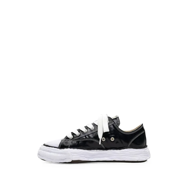 Maison Mihara Yasuhiro Peterson23 OG sole wrinkled leather low-top sneakers, photo 3 of 6 from SENSER