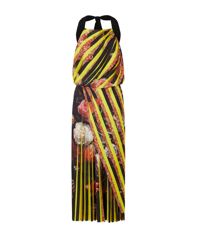 Dries Van Noten Pleated Halter Maxi Dress, image 1 of 1 from SENSER