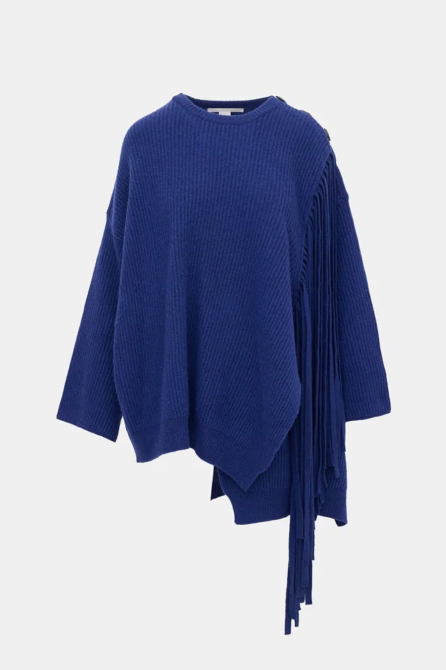 Stella McCartney Cashmere Fringe Wrap Sweater in Cashmere from VSP Consignment