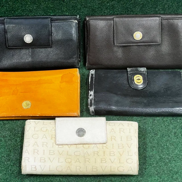 Bvlgari Women's Wallets - Multi/Black in multicolor|black from Depop, photo 1 of 1