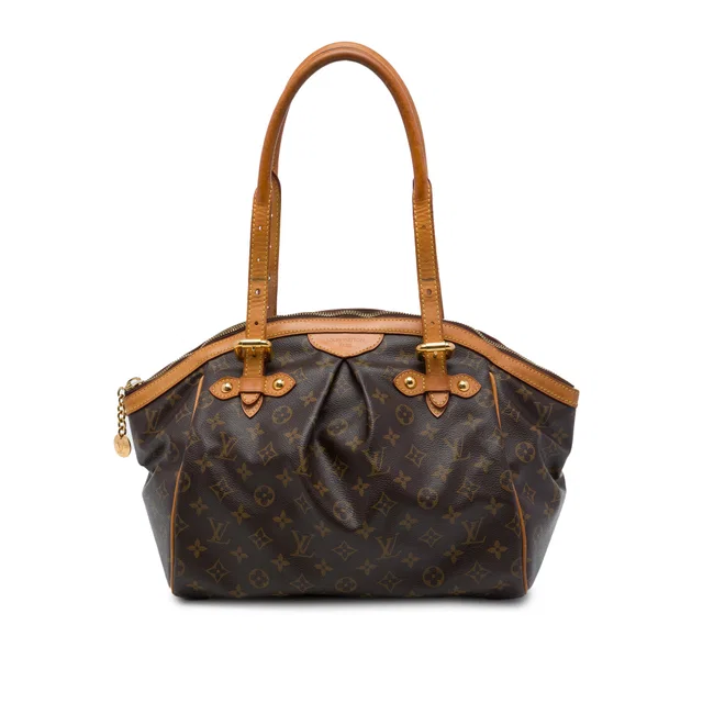 Brown Louis Vuitton Monogram Tivoli GM Shoulder Bag in Brown Coated canvas from Designer Revival