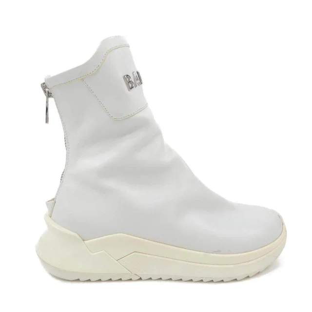 Balmain Leather Boots in Leather from LuxUness