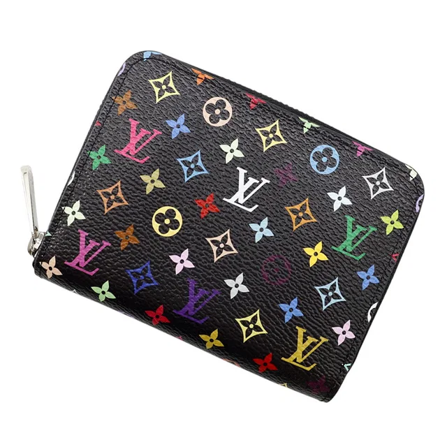 Louis Vuitton LVxTM Zippy Coin Purse Noir/MulticolorM13409 Monogram・Multicolor in Black from GALLERY RARE