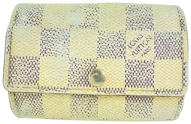 Louis Vuitton Damier Azur 6 Key Multicles Holder case in Canvas from Bagriculture