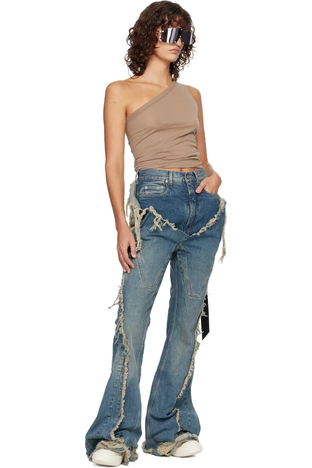 Rick Owens DRKSHDW Taupe Temple SL Ziggy Top, photo 4 of 4 from SSENSE