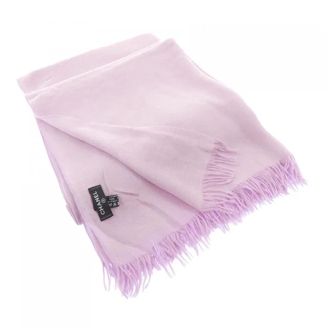 Chanel Stole Scarf Pink in Pink Silk from The Reluxe