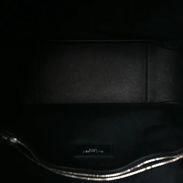 Saint Laurent Supple Calfskin Large Le 5 A 7 Soft Hobo Black in Black Calfskin from FASHIONPHILE, photo 5 of 9