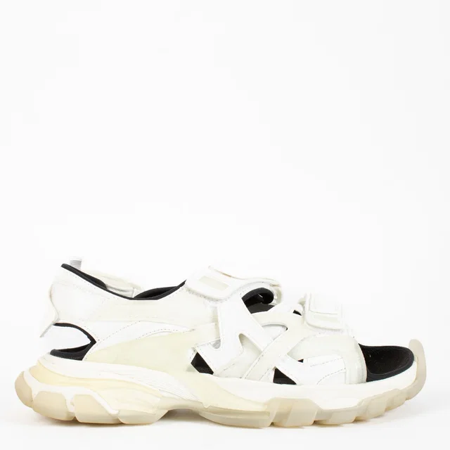 Balenciaga White Track Sandals - Size 41 in White from Labellov