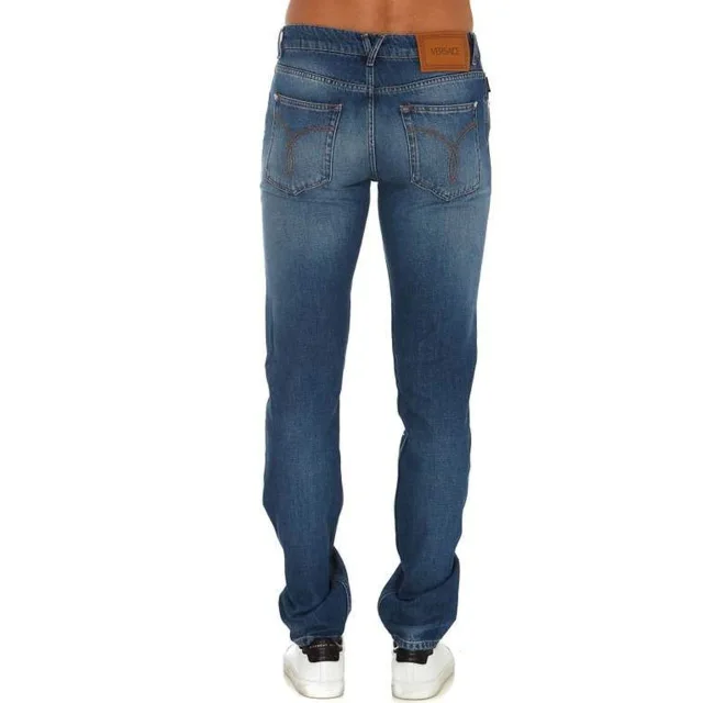 Versace Cotton Logo Denim Jeans, photo 6 of 6 from Balardi