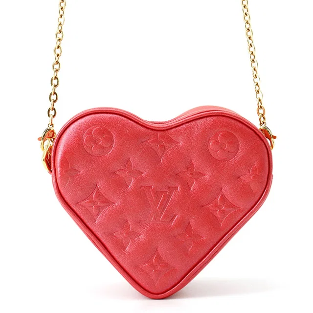 Louis Vuitton Heart on ChainBag RedM80837 Monogram from GALLERY RARE