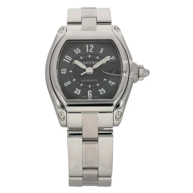 Cartier Roadster W62004V3 38mm Stainless Steel Watch from H&T