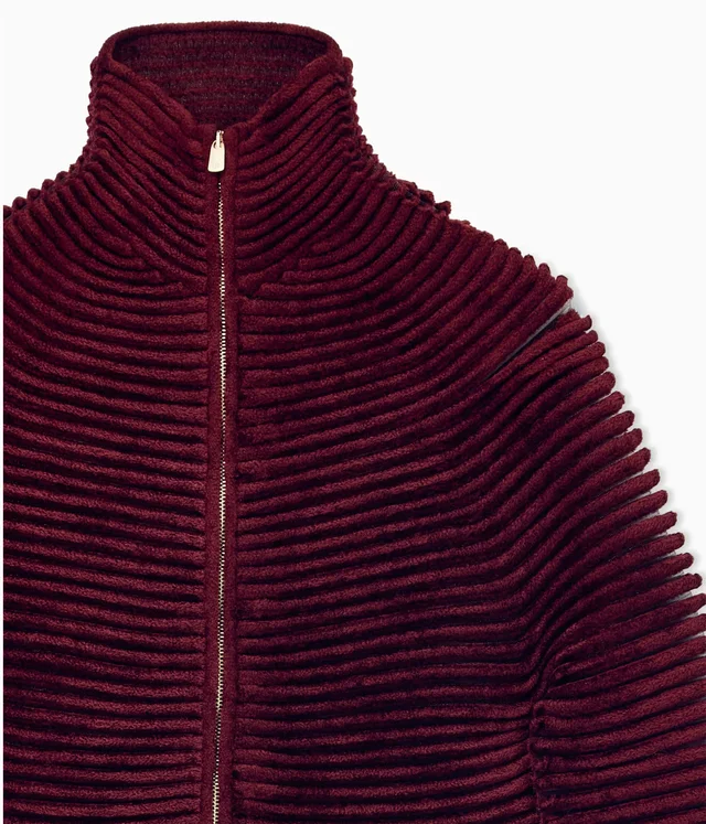 Giorgio Armani Ottoman jacket slim with seamless kimono sleeves and zip, photo 3 of 4 from SENSER