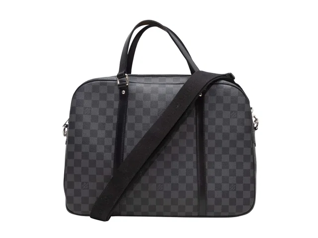 Vintage Graphite Louis Vuitton Jorn Bag in Grey from Designer Revival