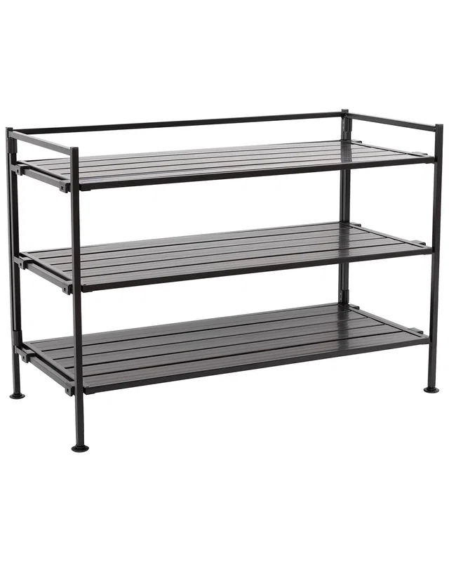 Seville Classics 3-Tier Stackable Metal Slat 12-Pair Shoe Rack for, image 1 of 1 from Rue La La