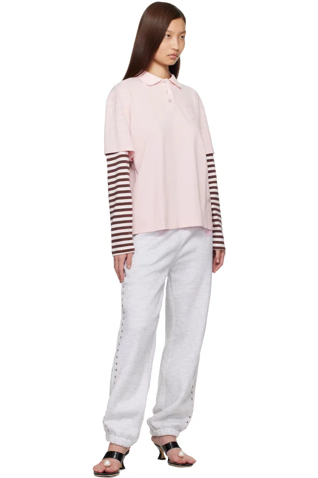 Sandy Liang Pink Dew Polo, photo 4 of 4 from SSENSE