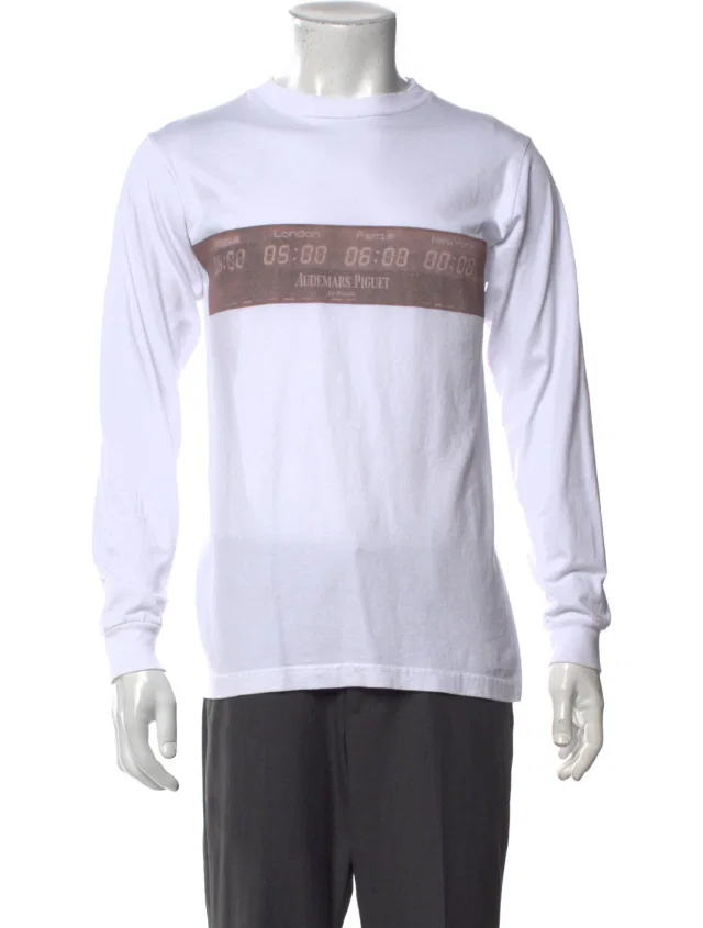 Audemars Piguet Graphic Print Crew Neck T-Shirt in white from The RealReal