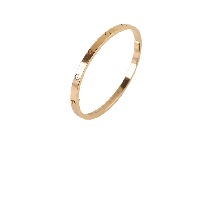 Cartier Love Bracelet SM Pink Gold Size 16 in Pink from The Purse Affair