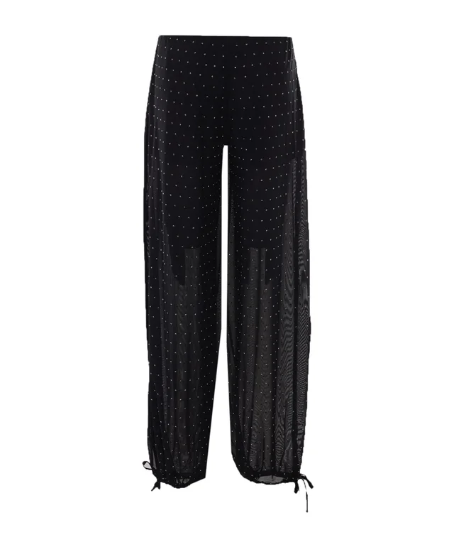 Liu Jo Strass Sheer Drawstring Pants, photo 2 of 9 from SENSER