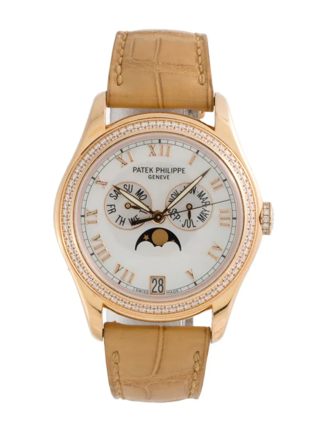 Patek Philippe Complications Annual Calendar Watch in multicolor Crocodile from The RealReal