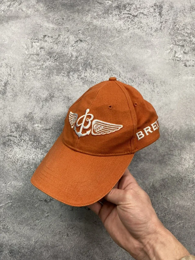 Breitling Vintage Cap Hat Rolex Cartier Racing Omega in orange from Grailed