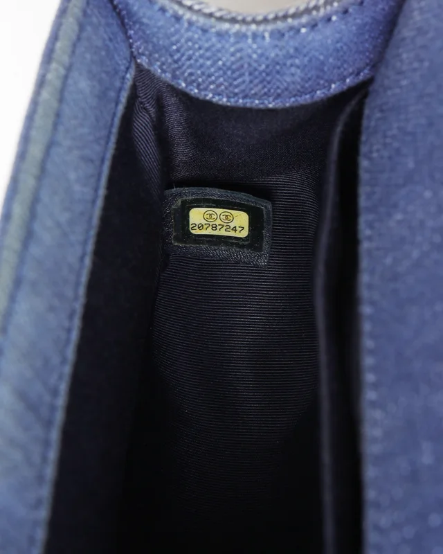 Chanel Small Denim Boy Bag in Denim from A Retro Tale, photo 6 of 9