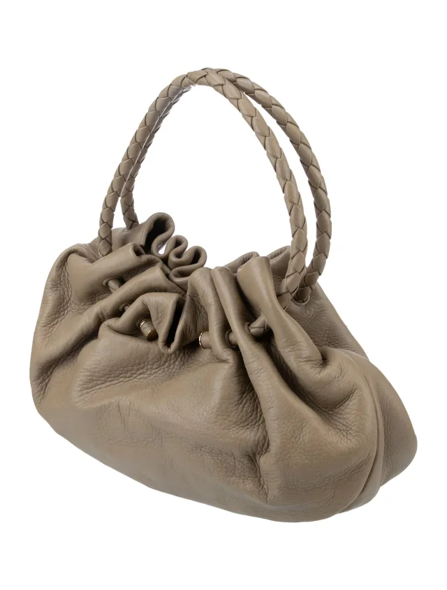 Bottega Veneta Top Handle handbags in Brown Suede from The RealReal, photo 3 of 6