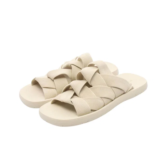 Bottega Veneta INTRECCIATO STARFISH Fabric Rubber Sandals in Woven leather from LuxUness