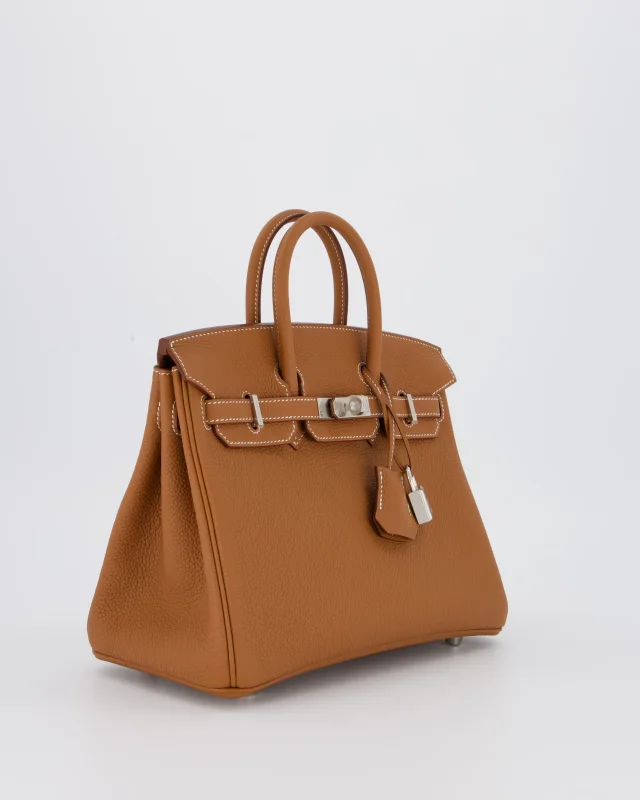 Hermès Birkin 25 Retourne Bag in Gold Togo leather from Sellier, photo 3 of 21