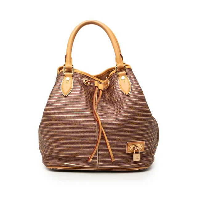 Brown Louis Vuitton Monogram Eden Neo Satchel in Brown Coated canvas from Designer Revival