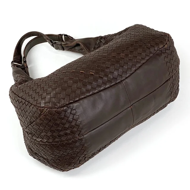 Bottega Veneta Nappa Campana Bag Mesh Brown Intrecciato Shoulder Woven Leather in red|brown Nappa leather from Poshmark